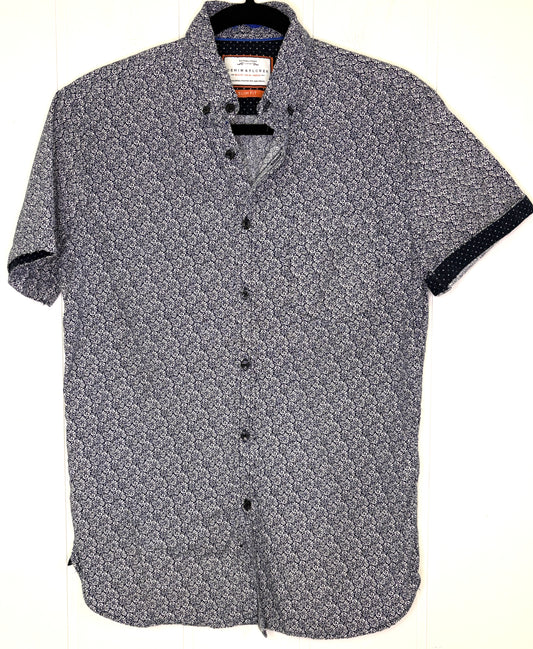 Denim & Flower Paisley Button-up