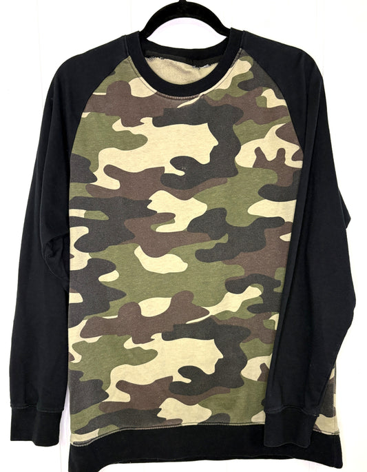 Camo Crewneck Sweater