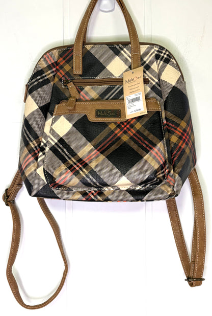 Multi Sac Plaid Handbag