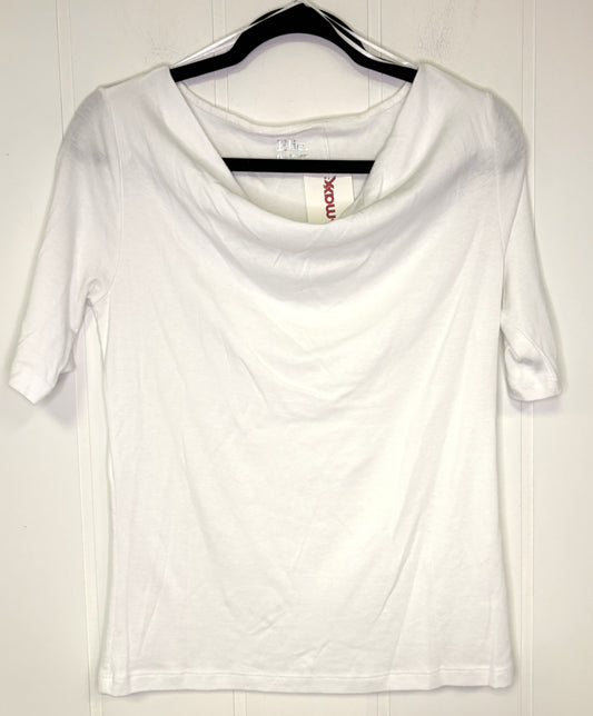 Elie Swoop Neck Tee