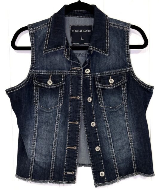 Maurices Denim Vest