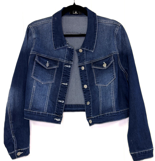 Cropped LS Denim Jacket
