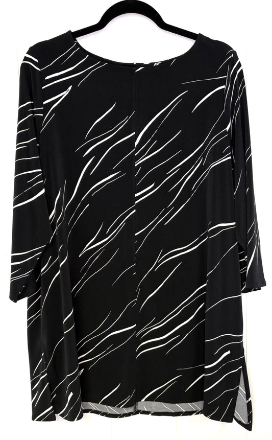 Alfani Zebra Tunic Blouse