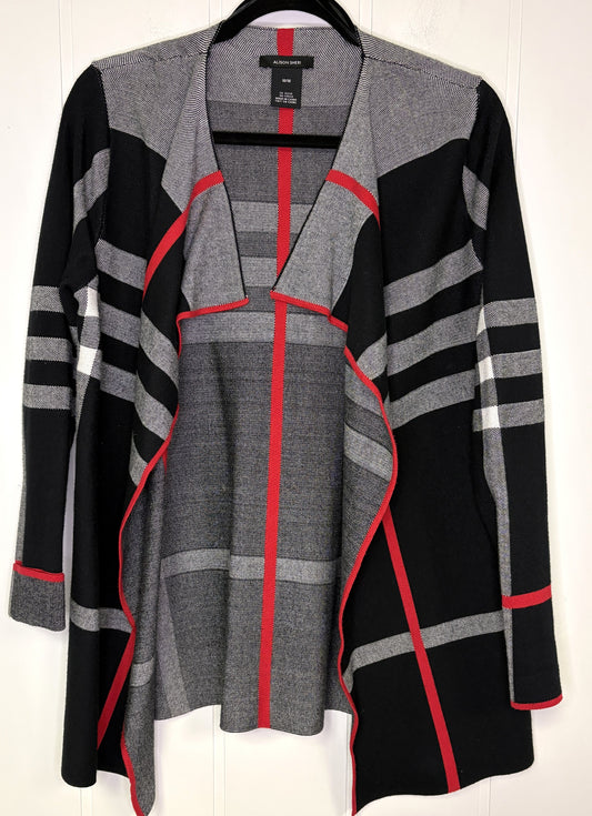 Alison Sheri Open Stripe Cardigan