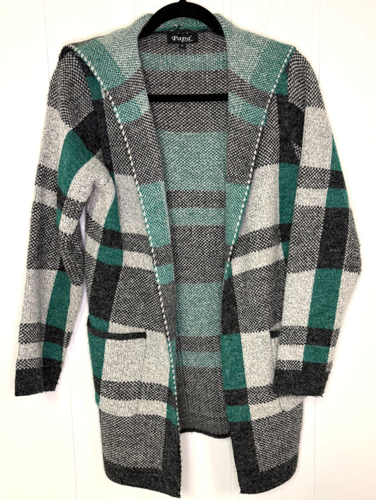 Papa Vancouver Plaid Cardigan