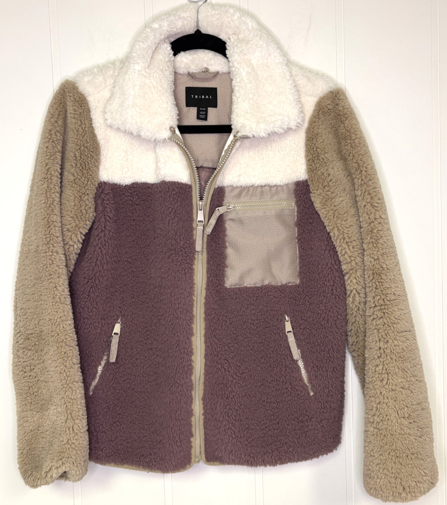 Tribal Full Zip Sherpa Jacket