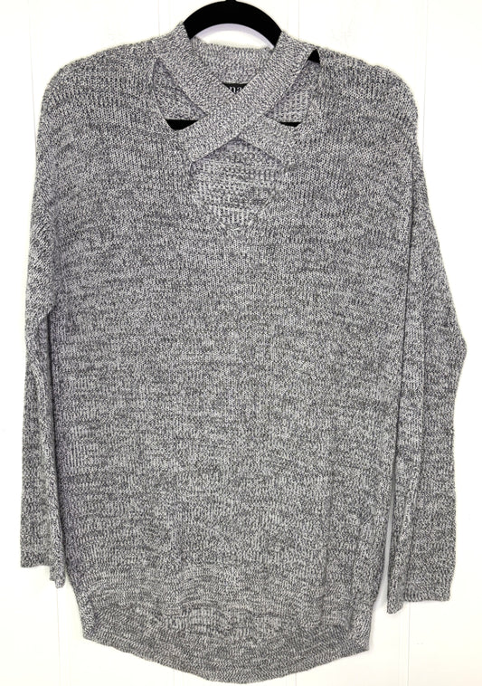 A.n.a Sweater w/Criss-Cross Front