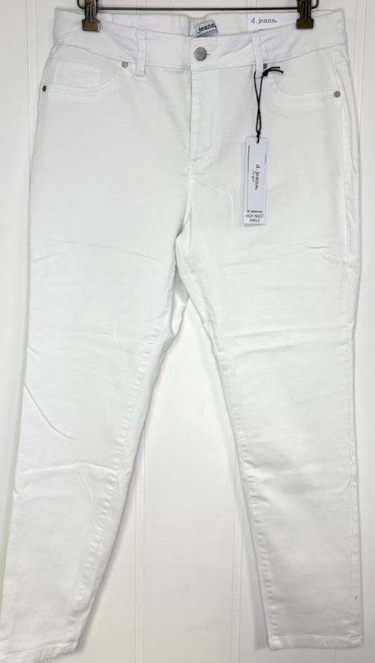 High Waist Ankle Denim Jeans