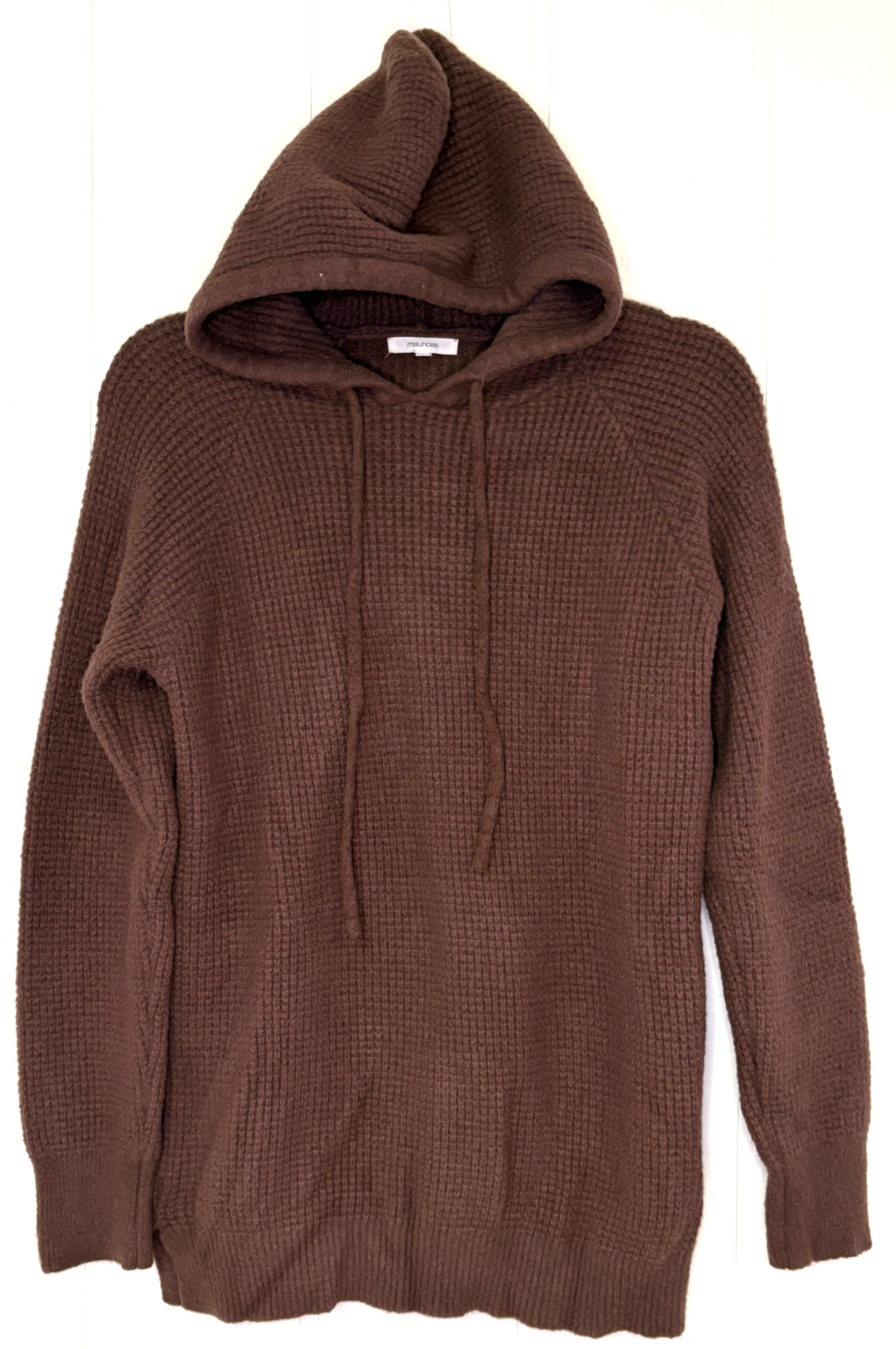 Maurices Waffle Knit Hoodie