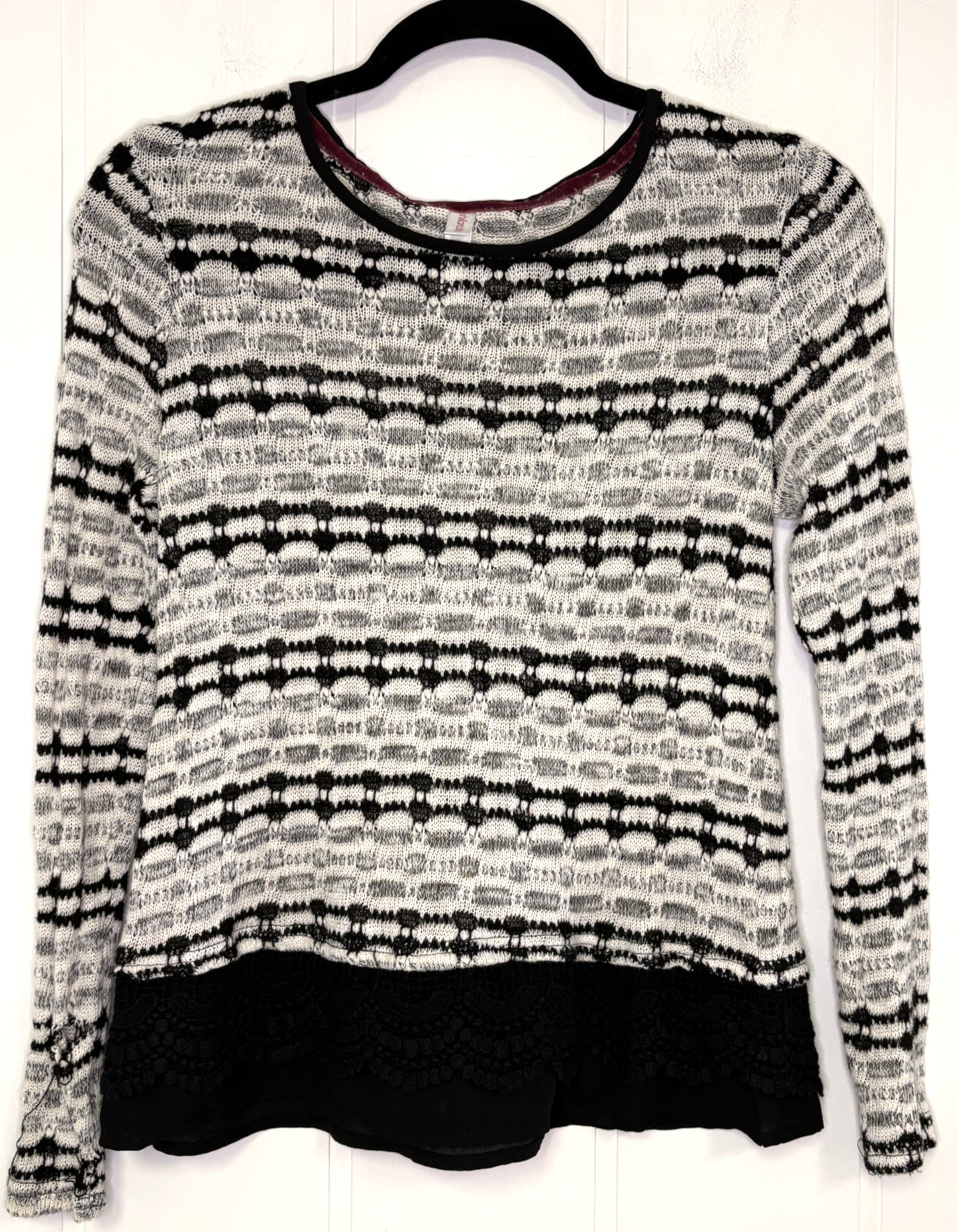 Crochet Style Sweater