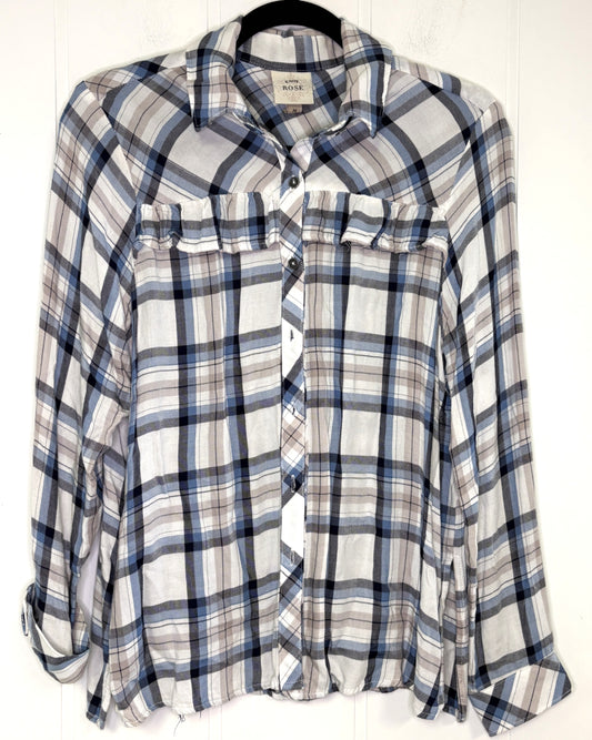 Knox Rose Plaid Button-down