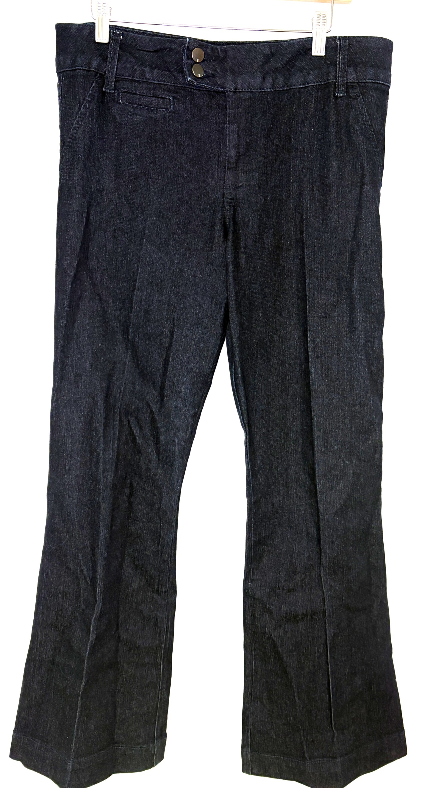 Wide-Leg Denim Jeans