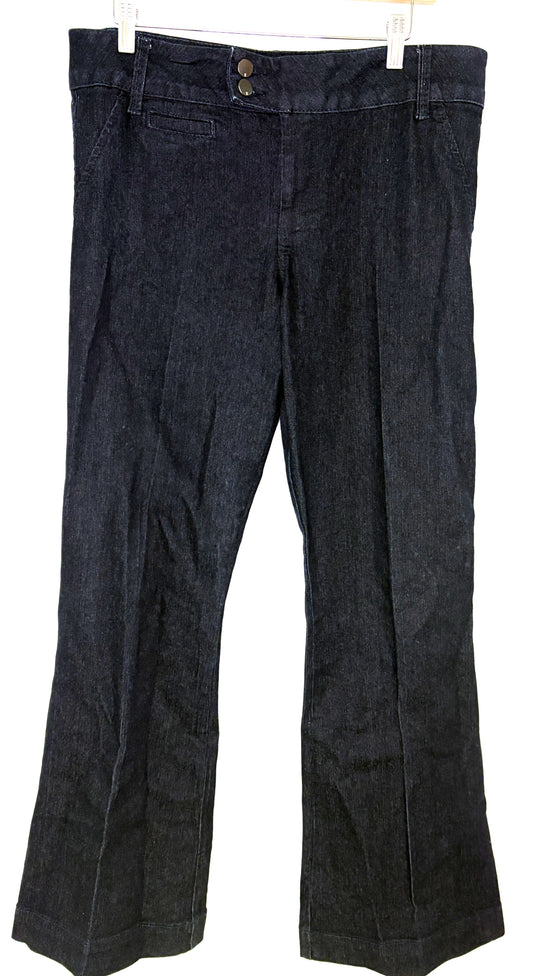 Wide-Leg Denim Jeans