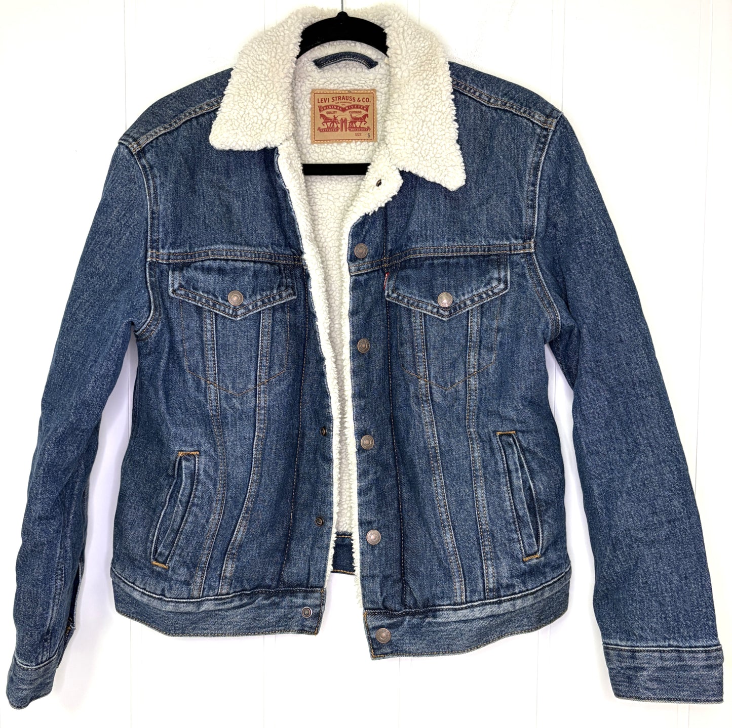Fleece Lined Denim Jacket