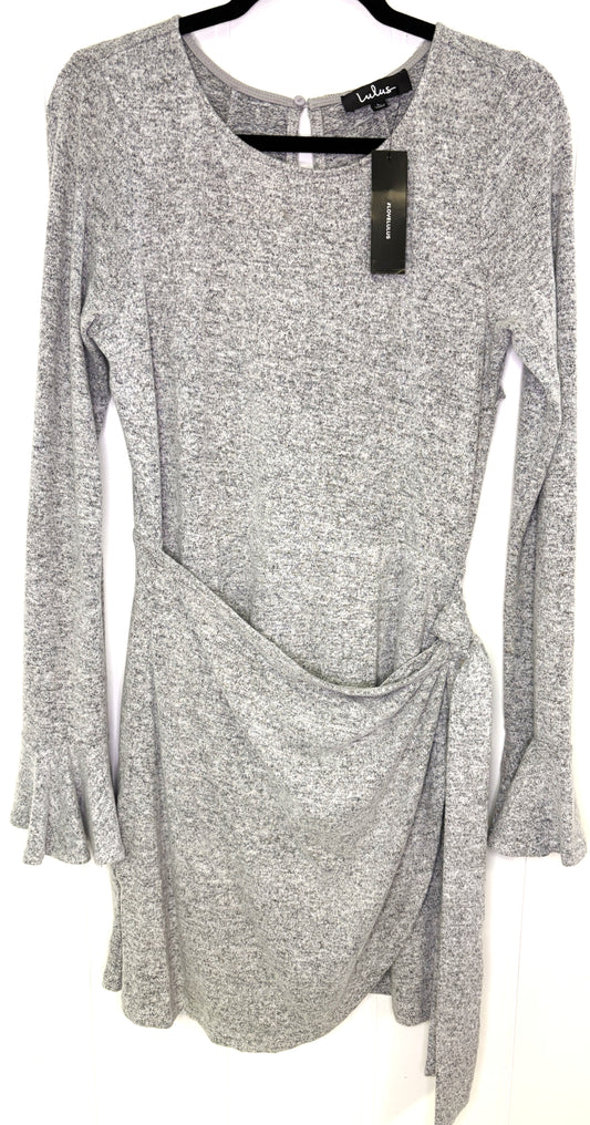 Lulus Wrap Sweater Dress