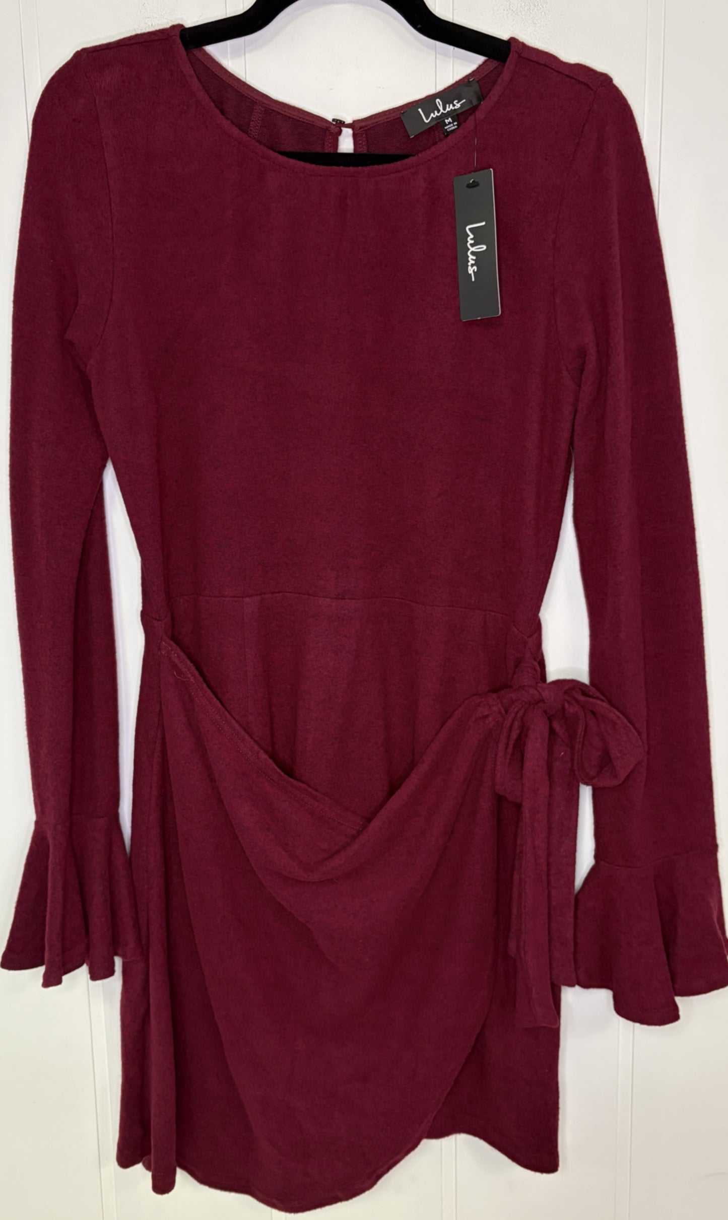 Lulus Wrap Sweater Dress