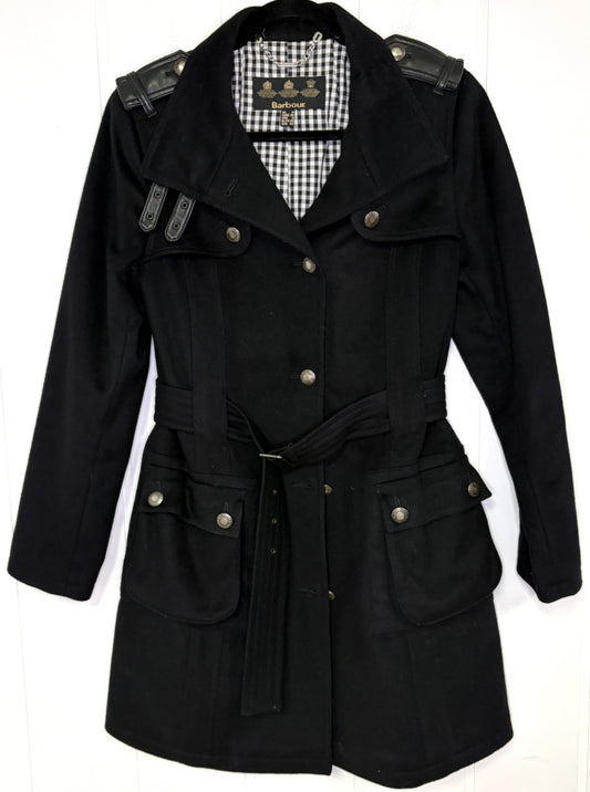 Barbour Wool Trench Coat