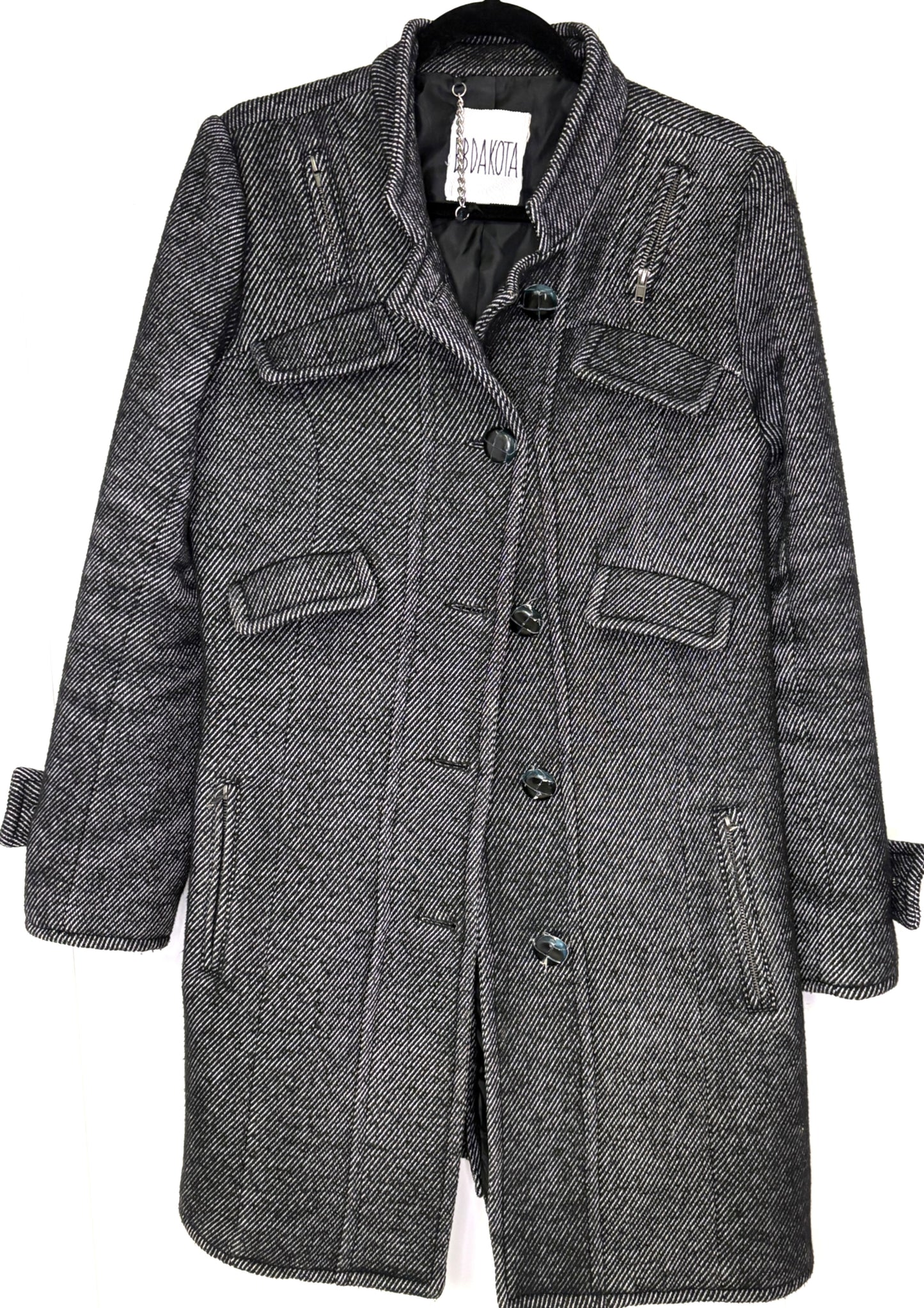 BB Dakota Wool Blend Peacoat