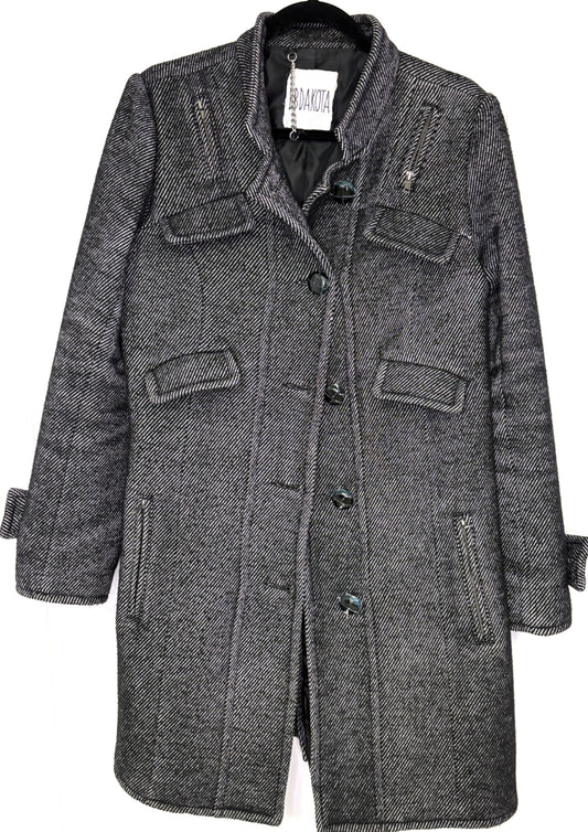 BB Dakota Wool Blend Peacoat