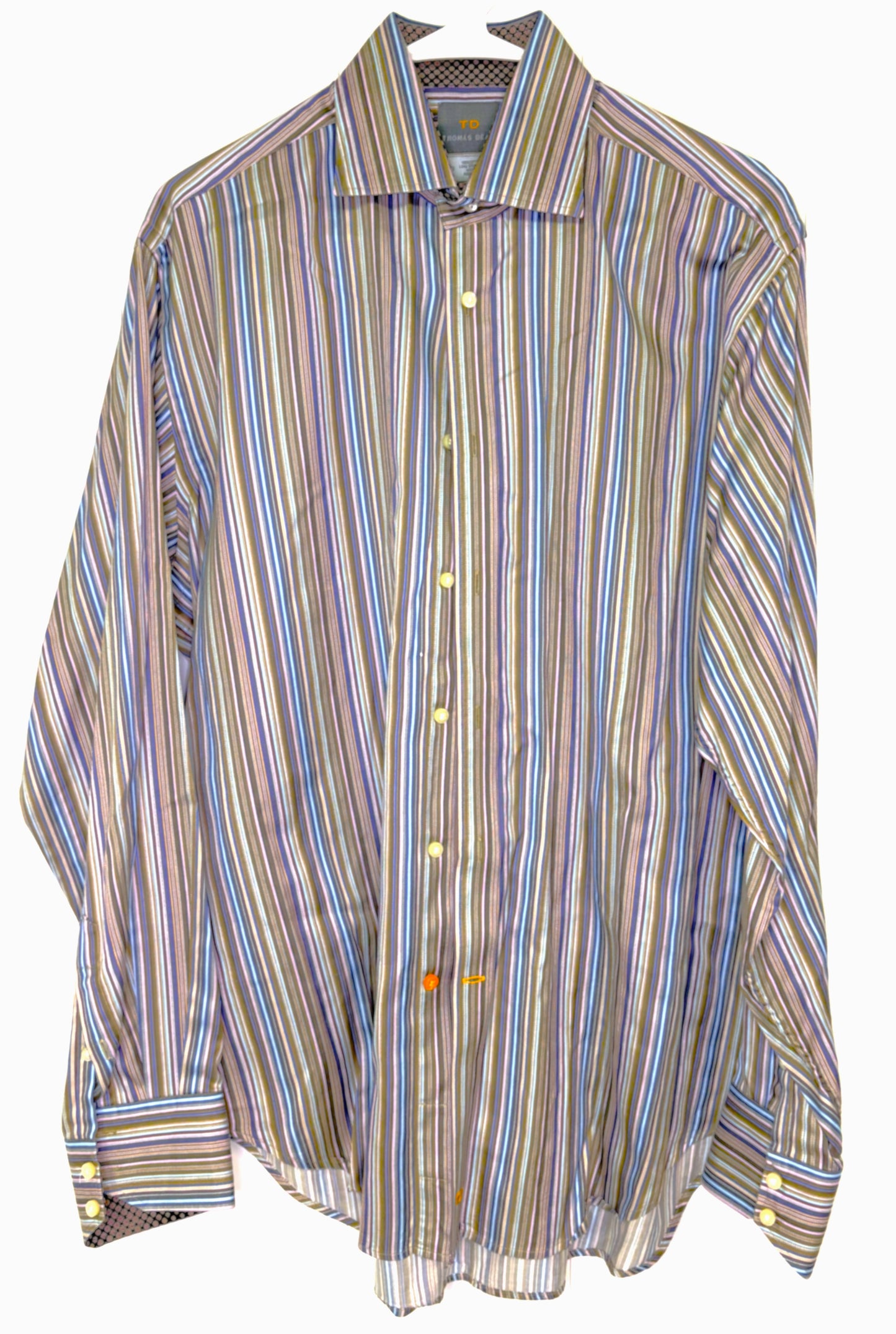 Thomas Dean Stripe Button Downs