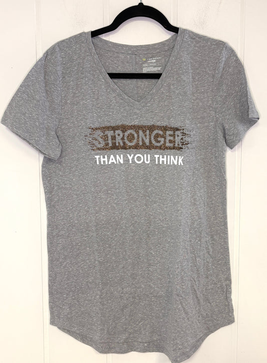 'Stronger Than You Think' Athletic Tee