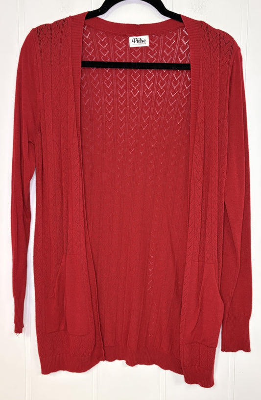 Open-front Pocket Cardigan