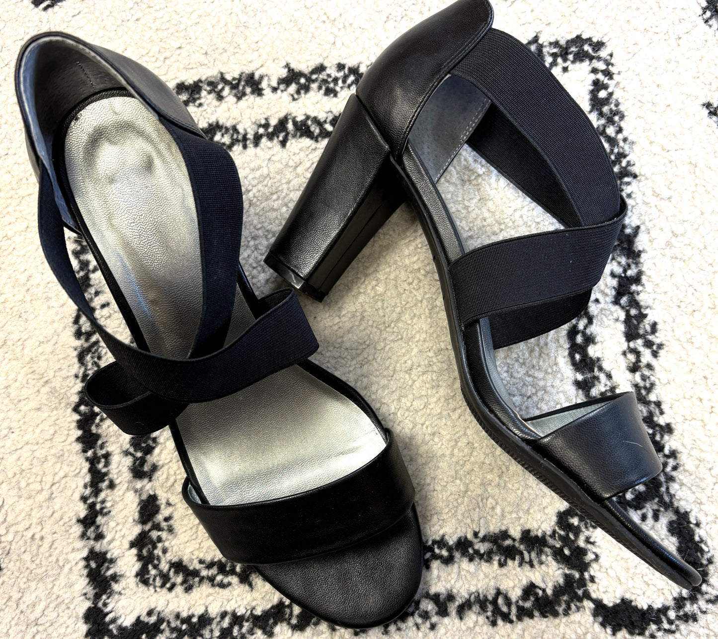 Dp Chunky Open-toe Heels