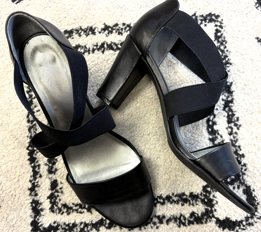 Dp Chunky Open-toe Heels