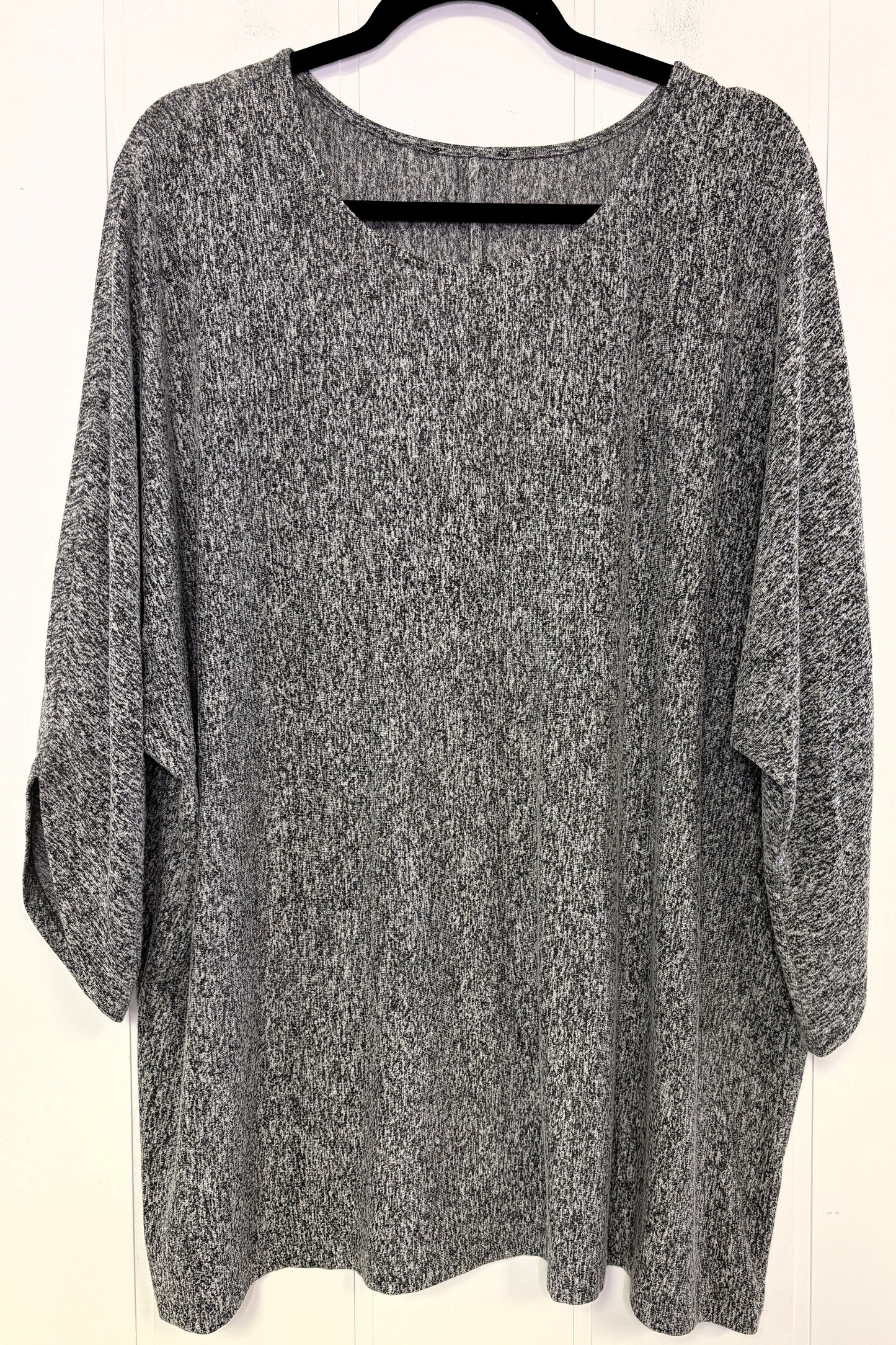 Marble Textured Tunic Top