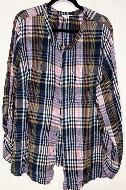 Caslon Plaid Button-down