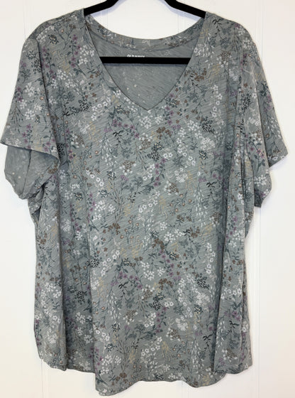 Old Navy Flwr Print Tee's