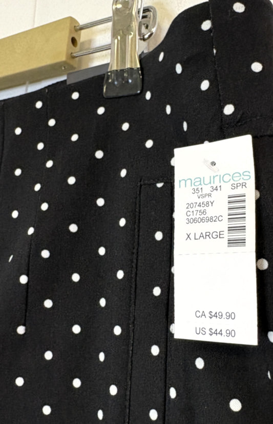 Polka-dot Dress Pants
