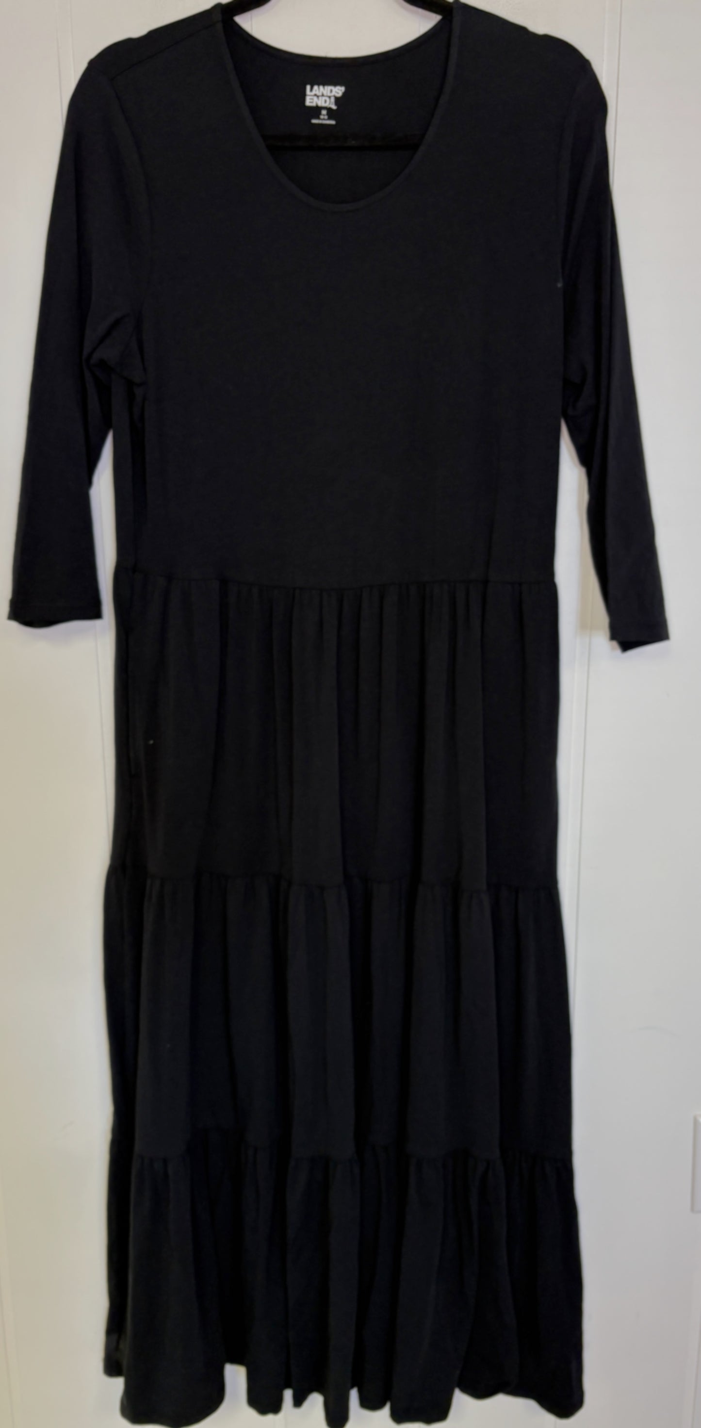 Lands'End Tiered Maxi Dress
