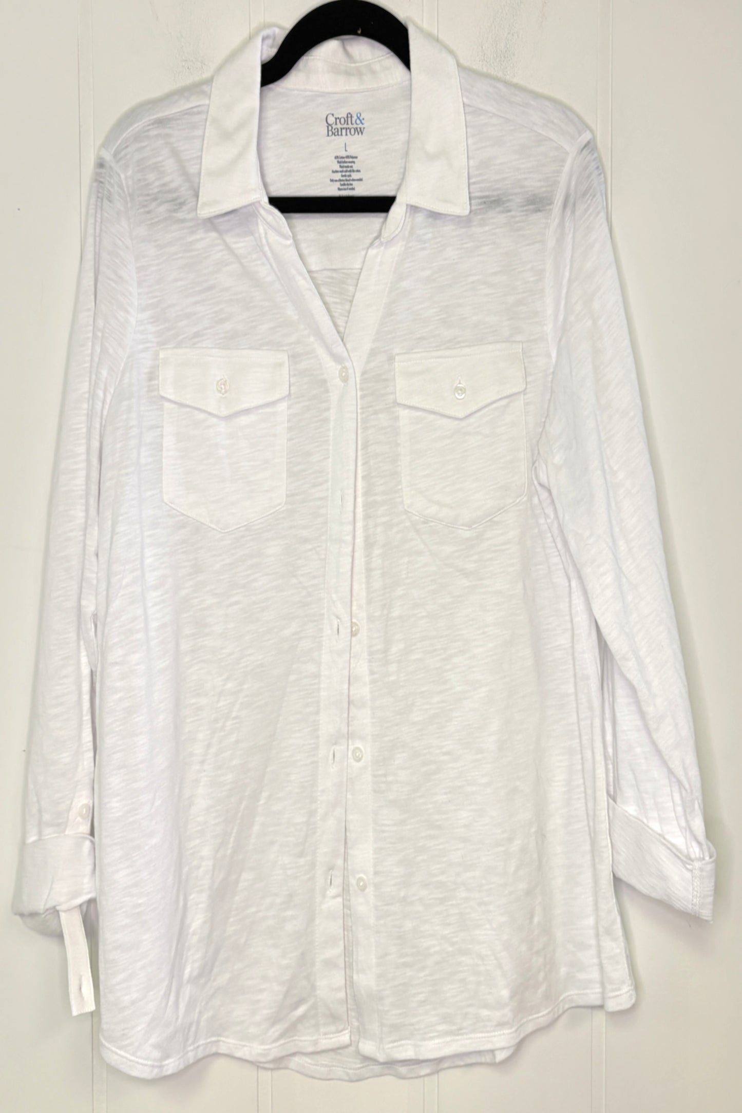 Croft & Barrow Knit Button-down