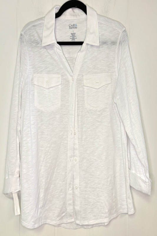 Croft & Barrow Knit Button-down