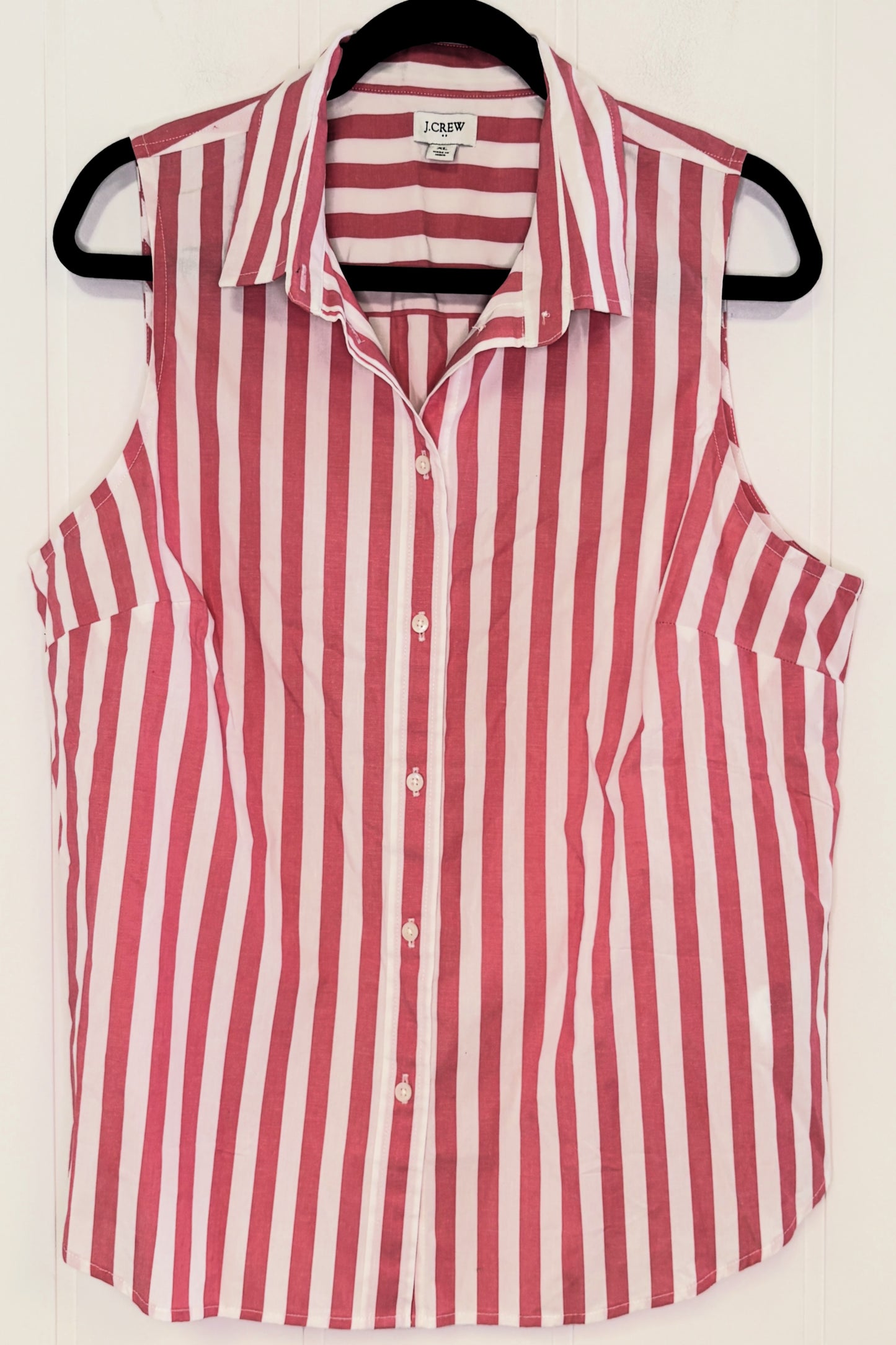 J.Crew Sleeveless Button-down Top