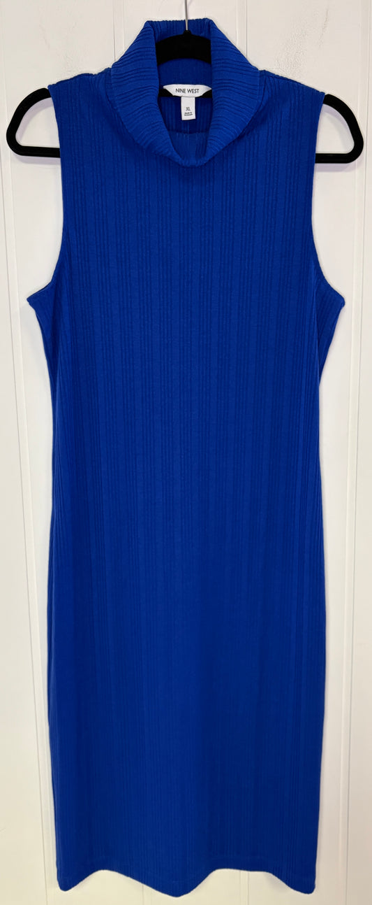 Nine West Mock Neck Maxi Dress
