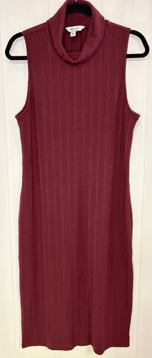Nine West Mock Neck Maxi Dress