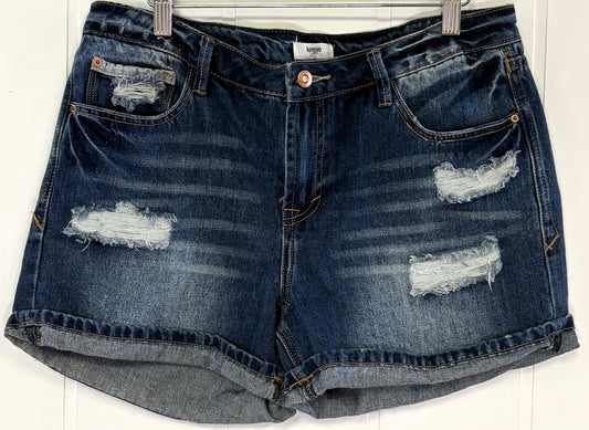 Kensie Distressed Denim Shorts
