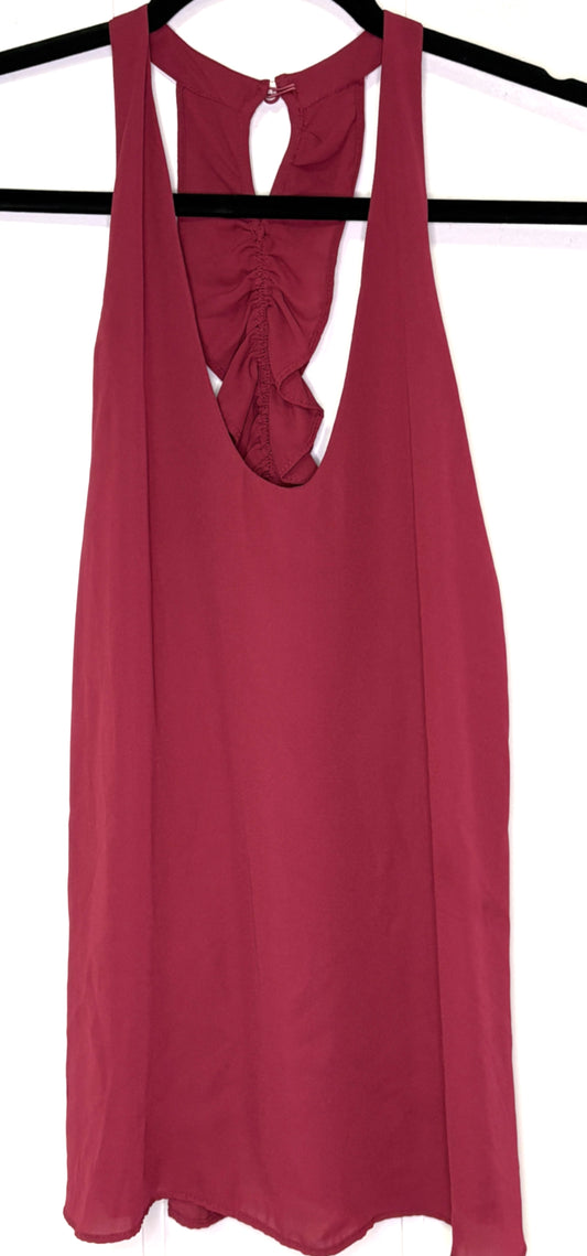Octavia Blouse w/Ruffle Back