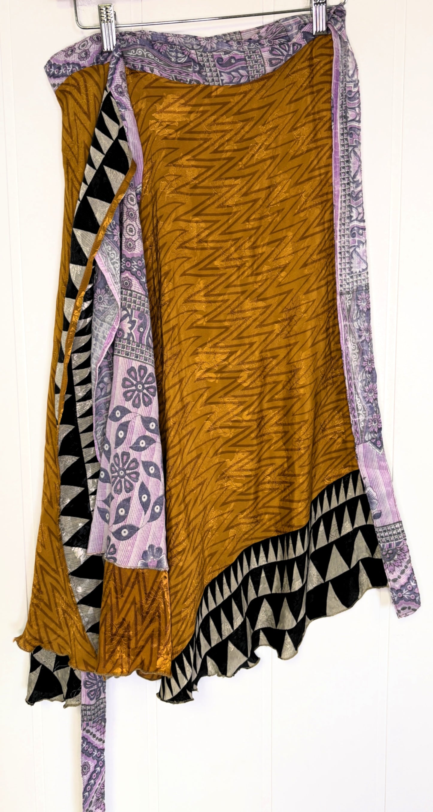 Boho Chevron Wrap Skirt