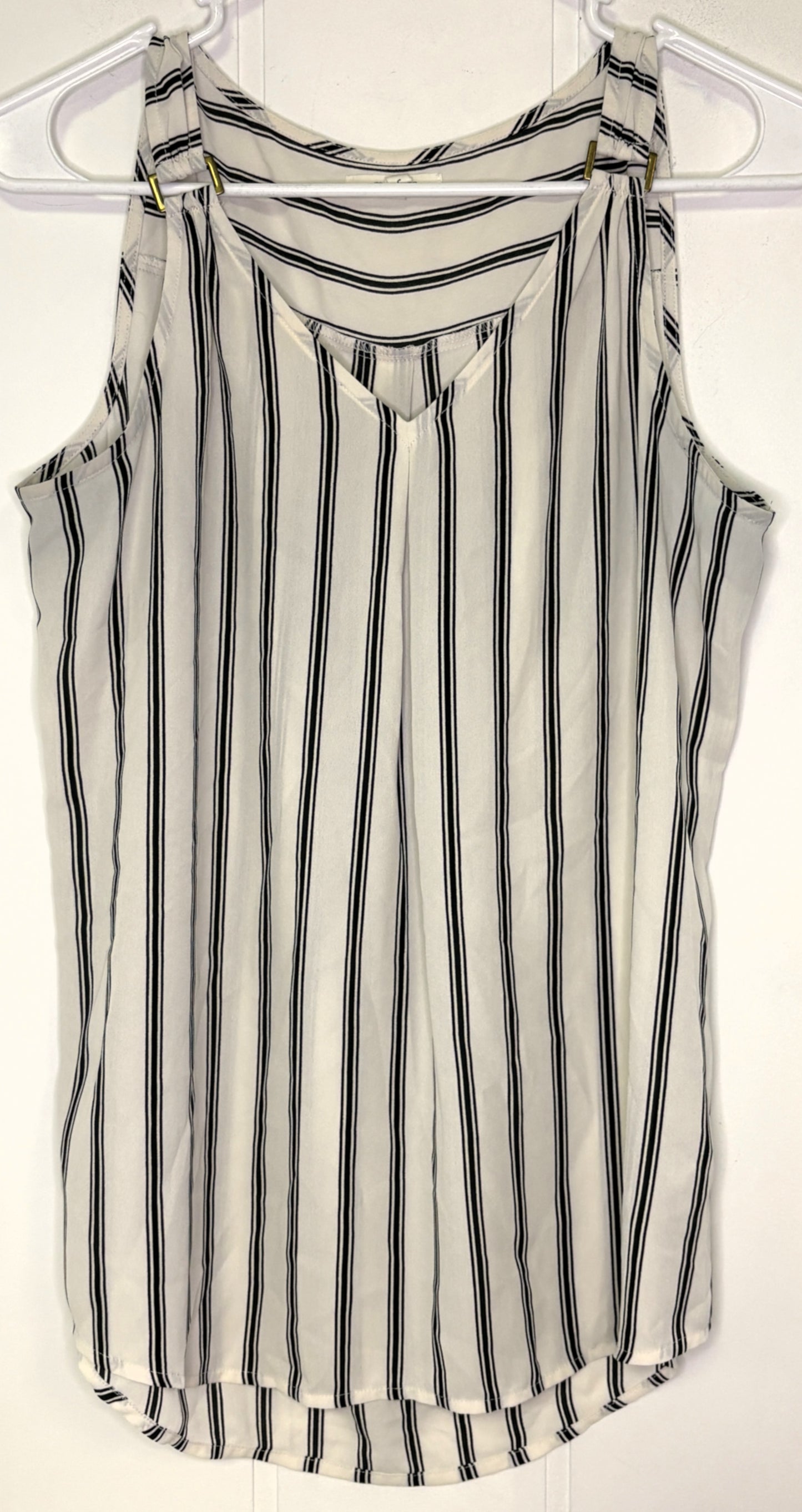 Sheer Stripe Tank Blouse