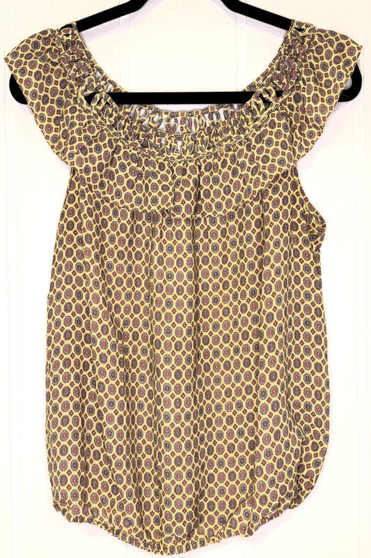 Max Studio Geometric Blouse