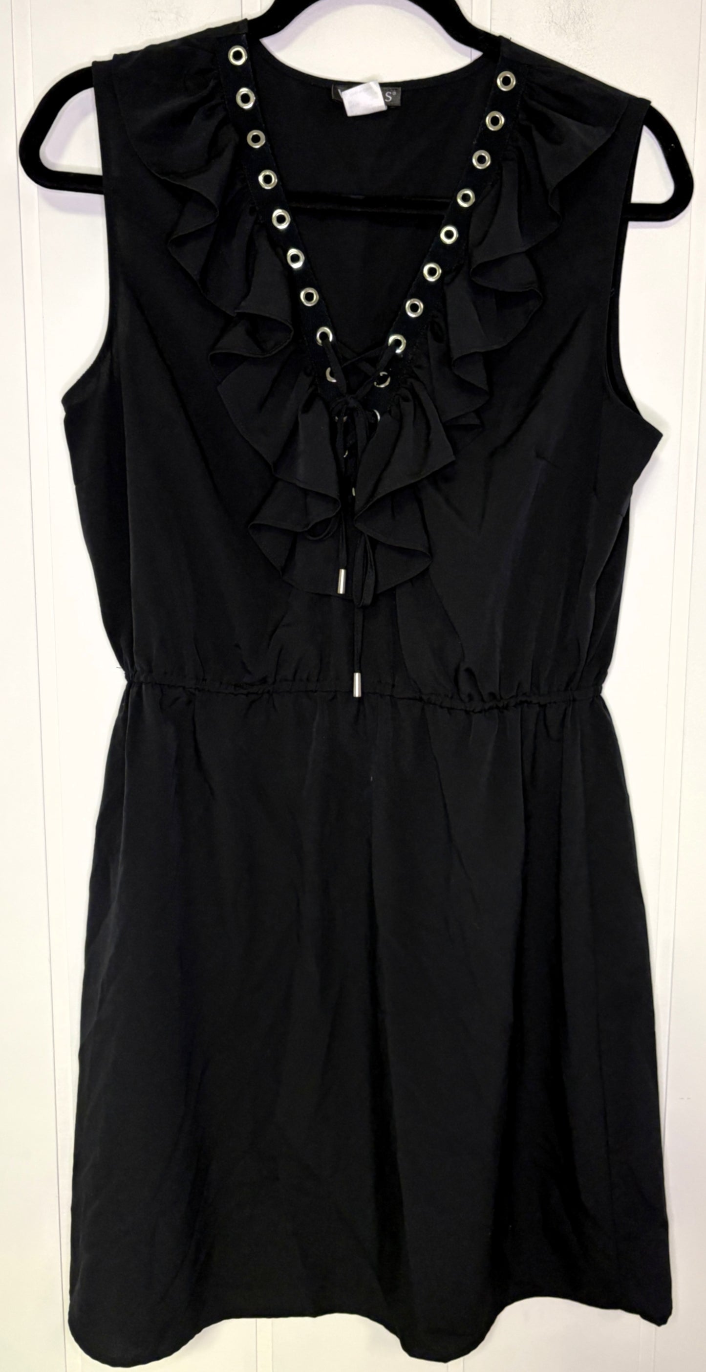 Venus Lace-up Neckline Dress