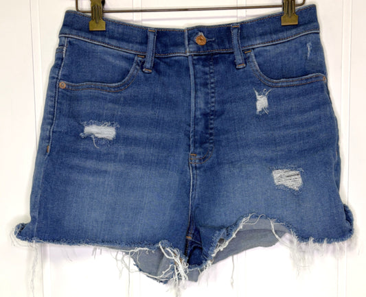 Express Distressed Denim Shorts