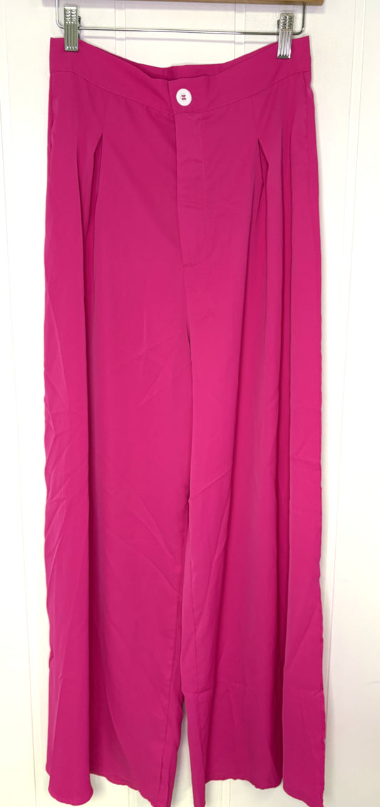 Wide Leg Sheer Flowy Pants