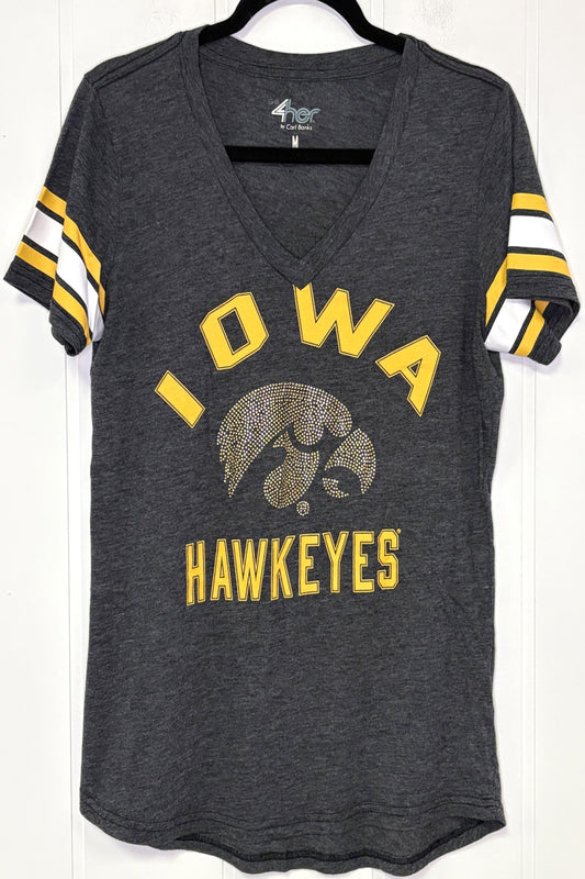 Bedazzled Iowa Hawkeye Tee