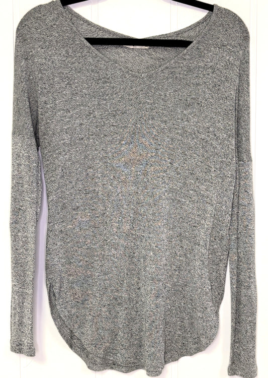 Patched Elbow LS Top