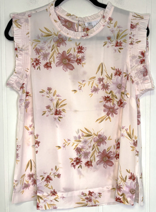 DR2 Sleeveless Floral Blouse