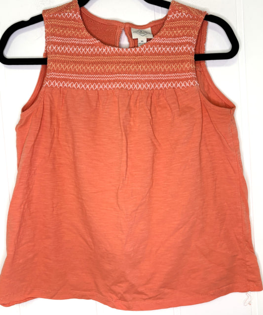 Sleeveless Knit Stitched Top